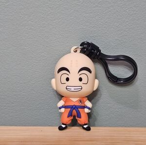 Monogram Figural Dragon Ball Z Series 1 Krillin Bag Clip Keychain DBZ